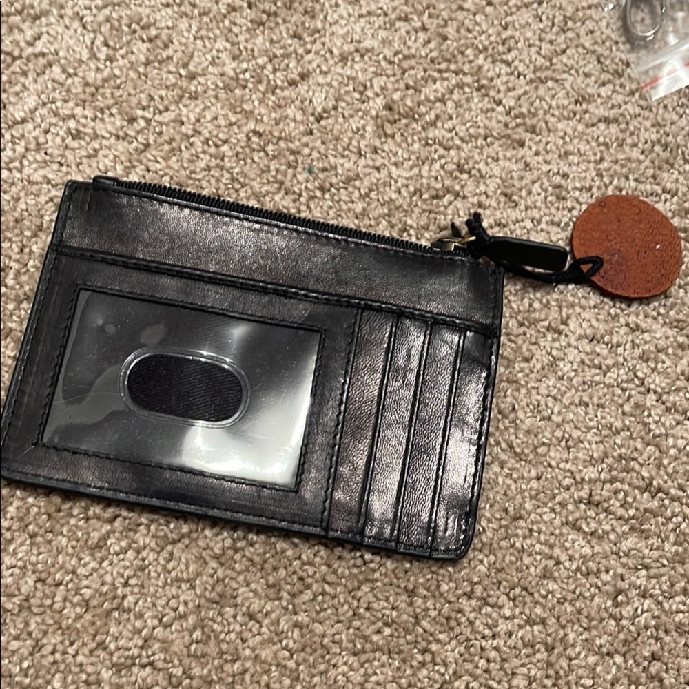 Myra Bag Red and Black Embossed Pouch